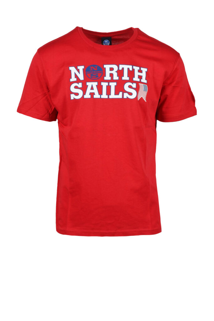 T-shirt NORTH SAILS  Rosso