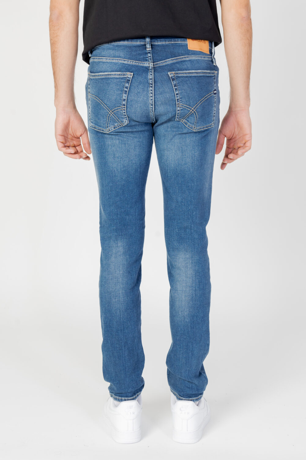 Jeans skinny GAS sax zip rev Denim - Foto 6