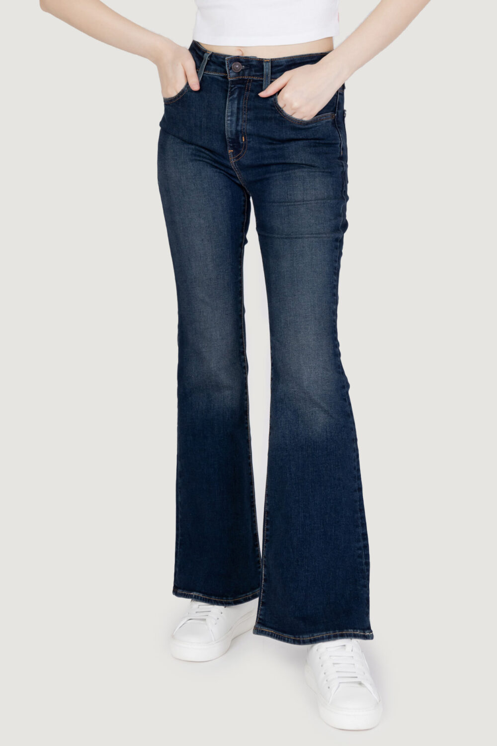 Jeans bootcut Levi's® 726 hr flare Denim scuro - Foto 1