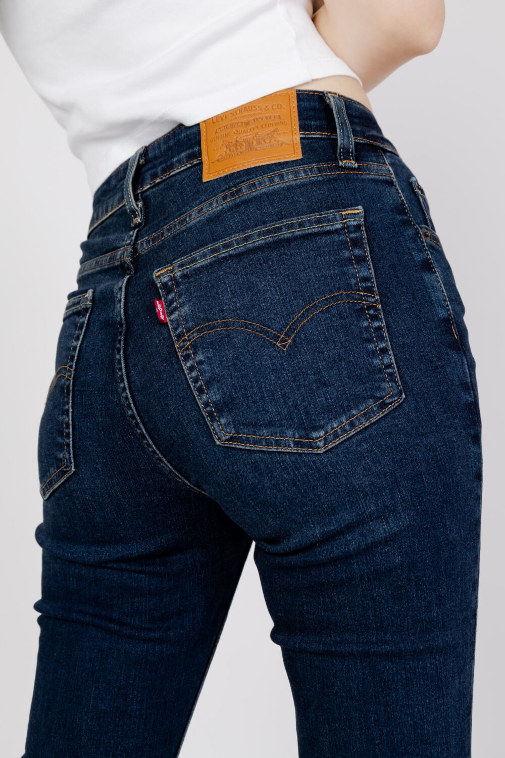 Jeans bootcut Levi's® 726 hr flare Denim scuro - Foto 6