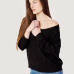 Maglione Jacqueline de Yong jdyjusty l/s v-neck structur pullov knt Nero - Foto 1