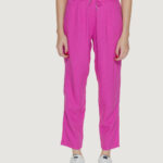 Pantaloni regular Only onlcaro-poptrash easy linen bl pnt noos Rosa - Foto 1