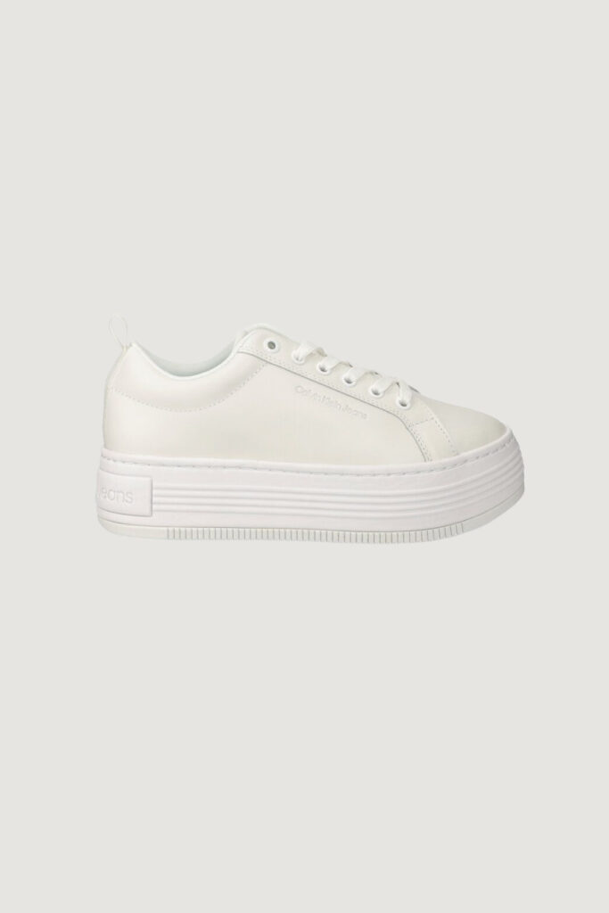 Sneakers Calvin Klein Jeans bold flatf low laceu Bianco