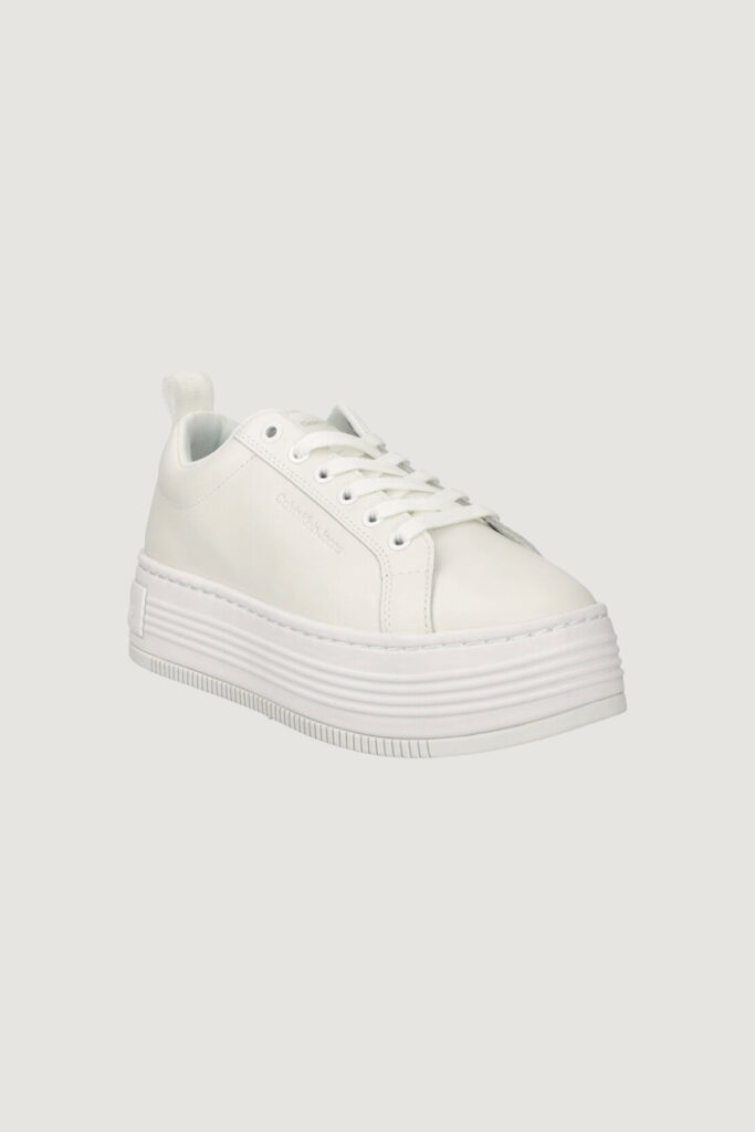 Sneakers Calvin Klein Jeans bold flatf low laceu Bianco