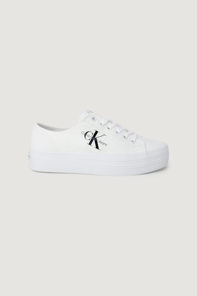 Sneakers Calvin Klein Jeans vulc flatform essential Bianco