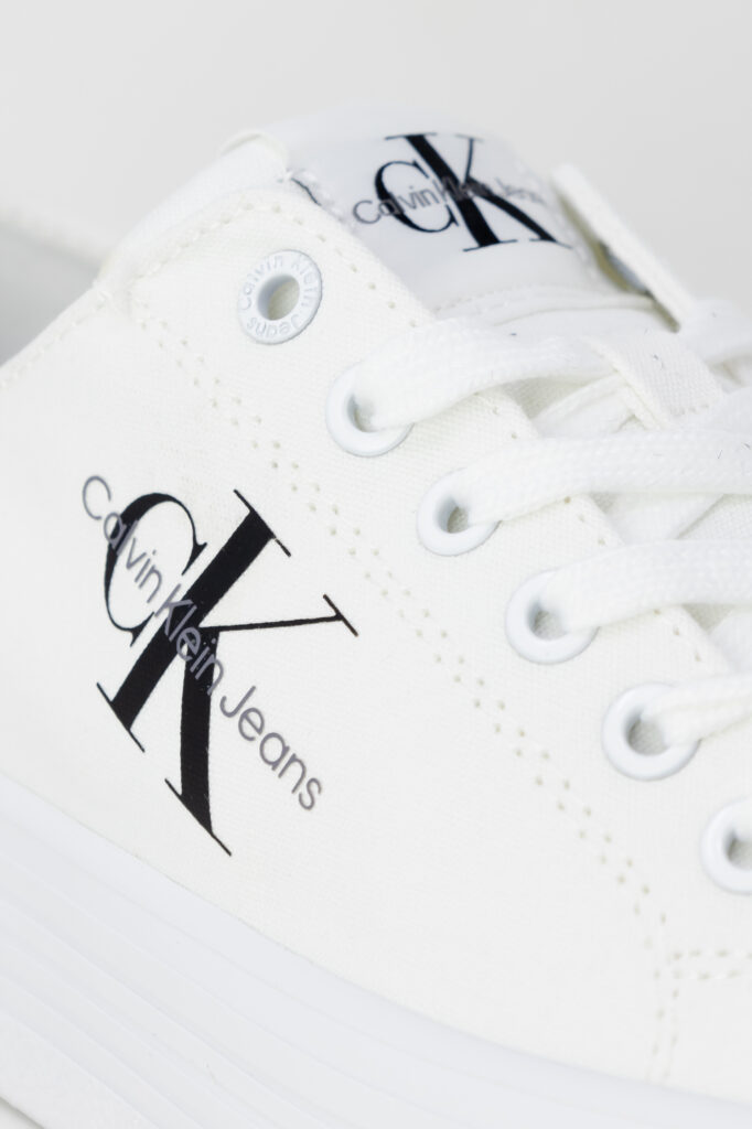 Sneakers Calvin Klein Jeans vulc flatform essential Bianco