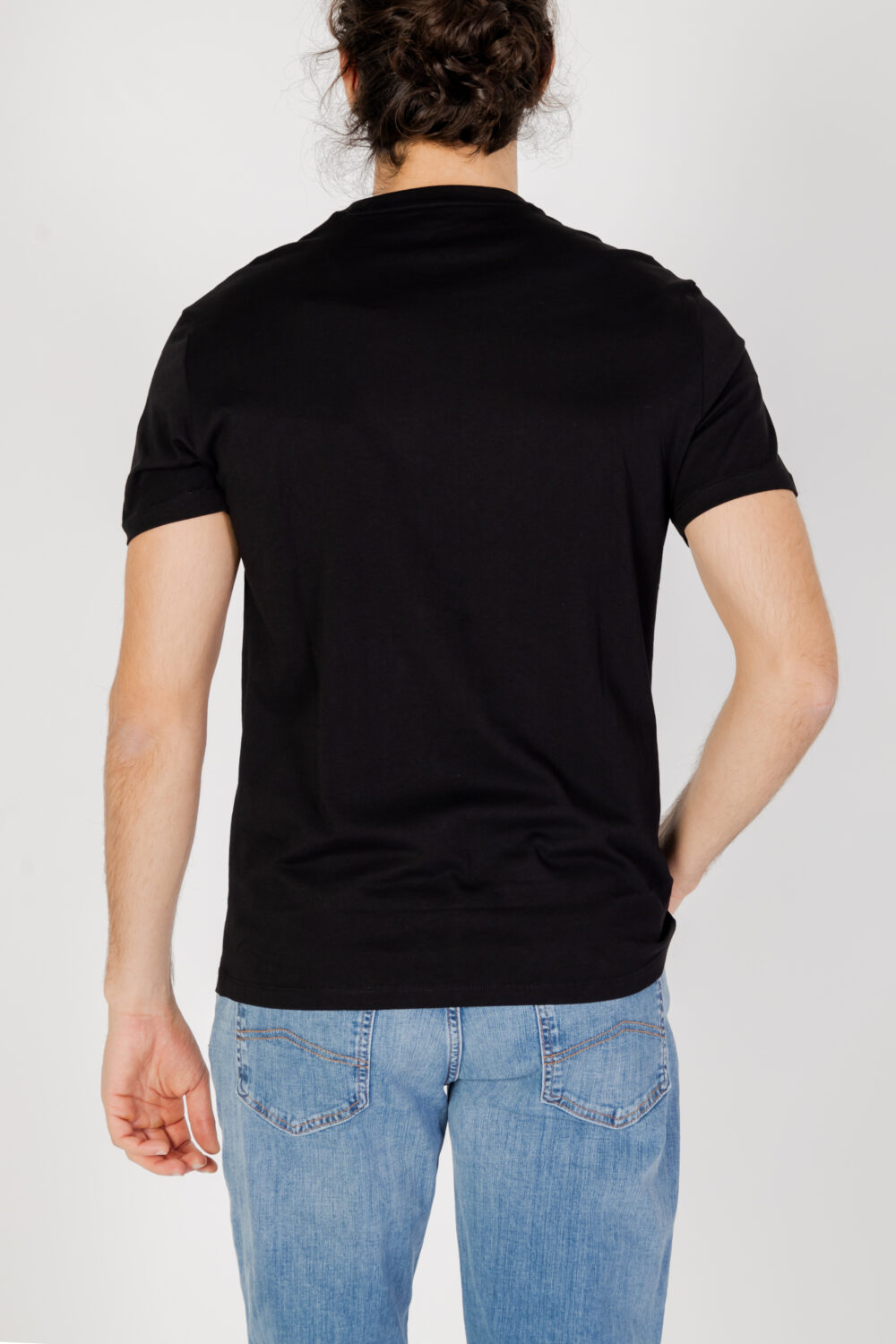 T-shirt Armani Exchange Nero - Foto 3