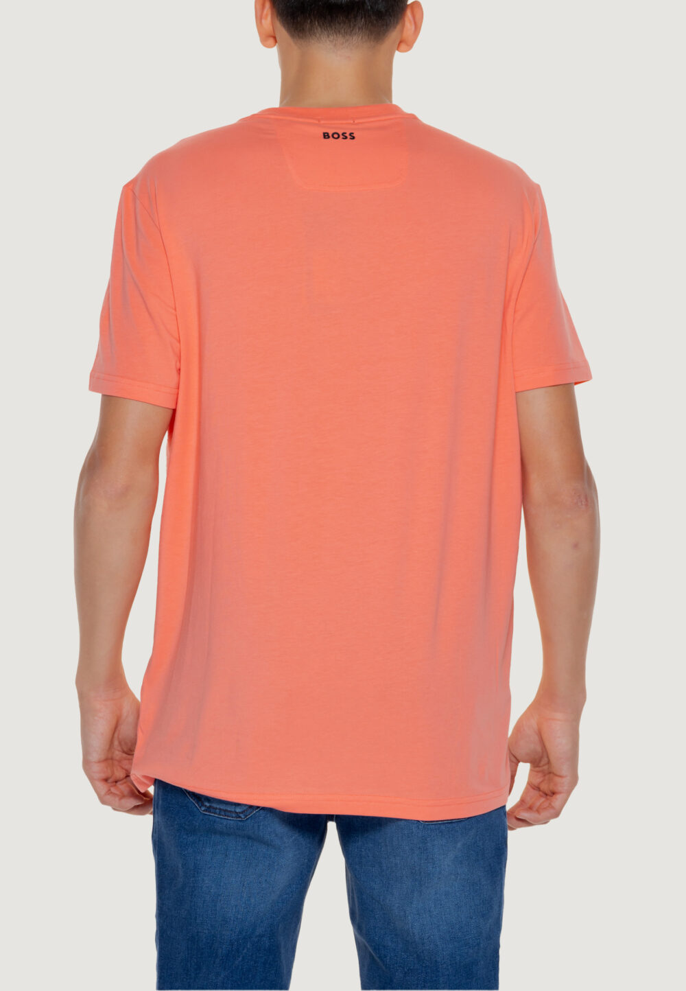 T-shirt Boss tee 9 10259046 01 Arancione Fluo - Foto 2