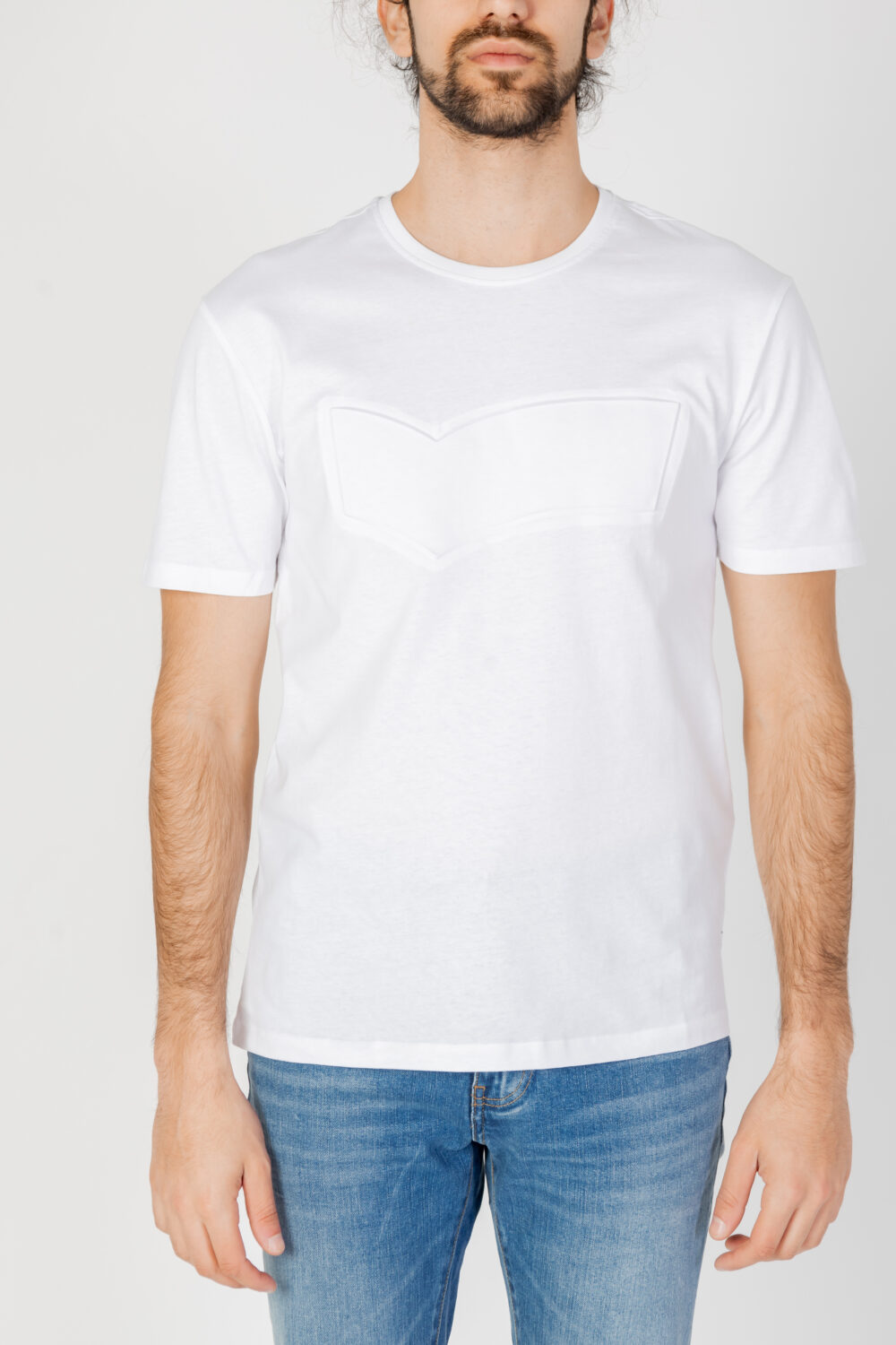 T-shirt GAS luc logo branding Bianco - Foto 6