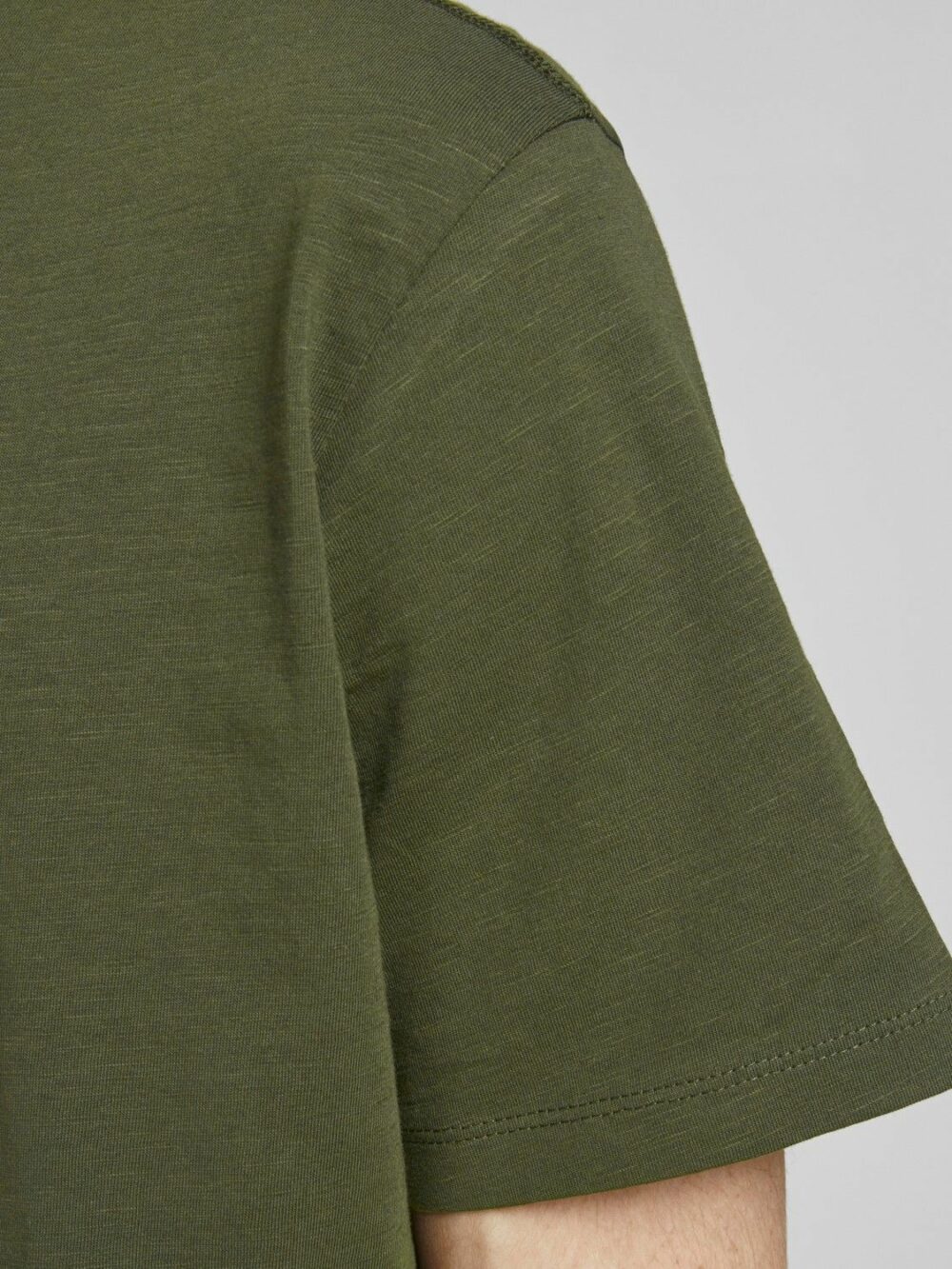 T-shirt Jack Jones jjebasher tee o-neck ss noos Verde Oliva - Foto 3