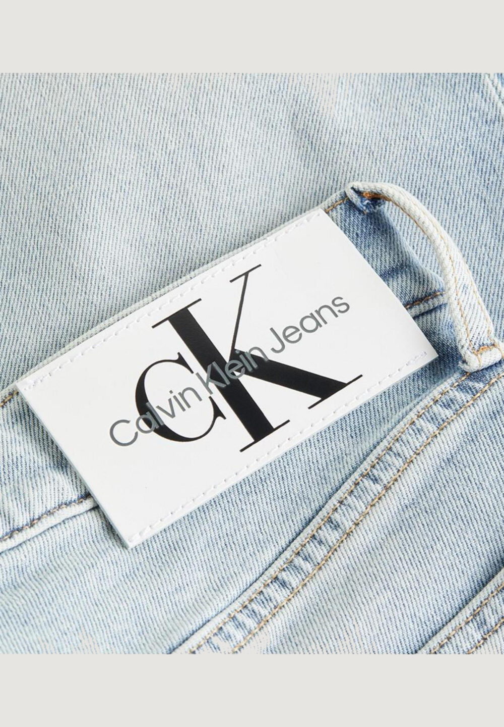 Bermuda Calvin Klein Jeans Denim chiaro - Foto 4