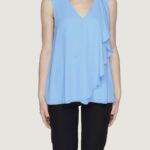 Blusa manica corta Sandro Ferrone Azzurro - Foto 1