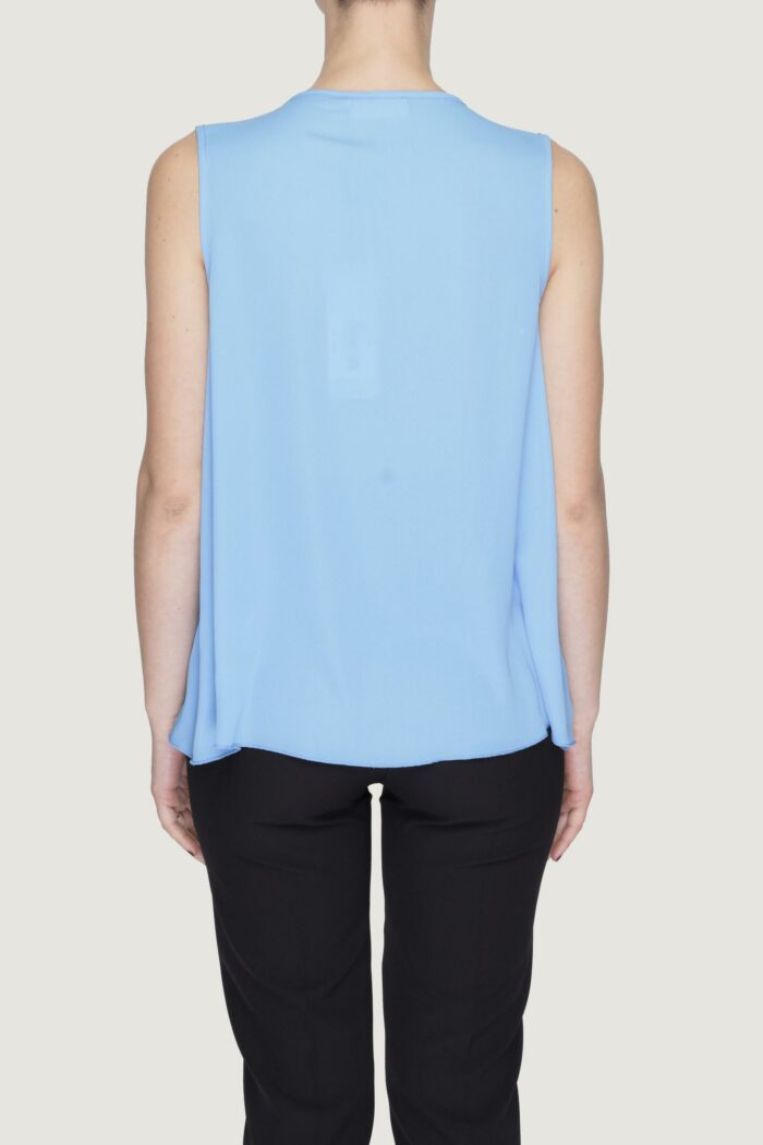 Blusa manica corta Sandro Ferrone  Azzurro