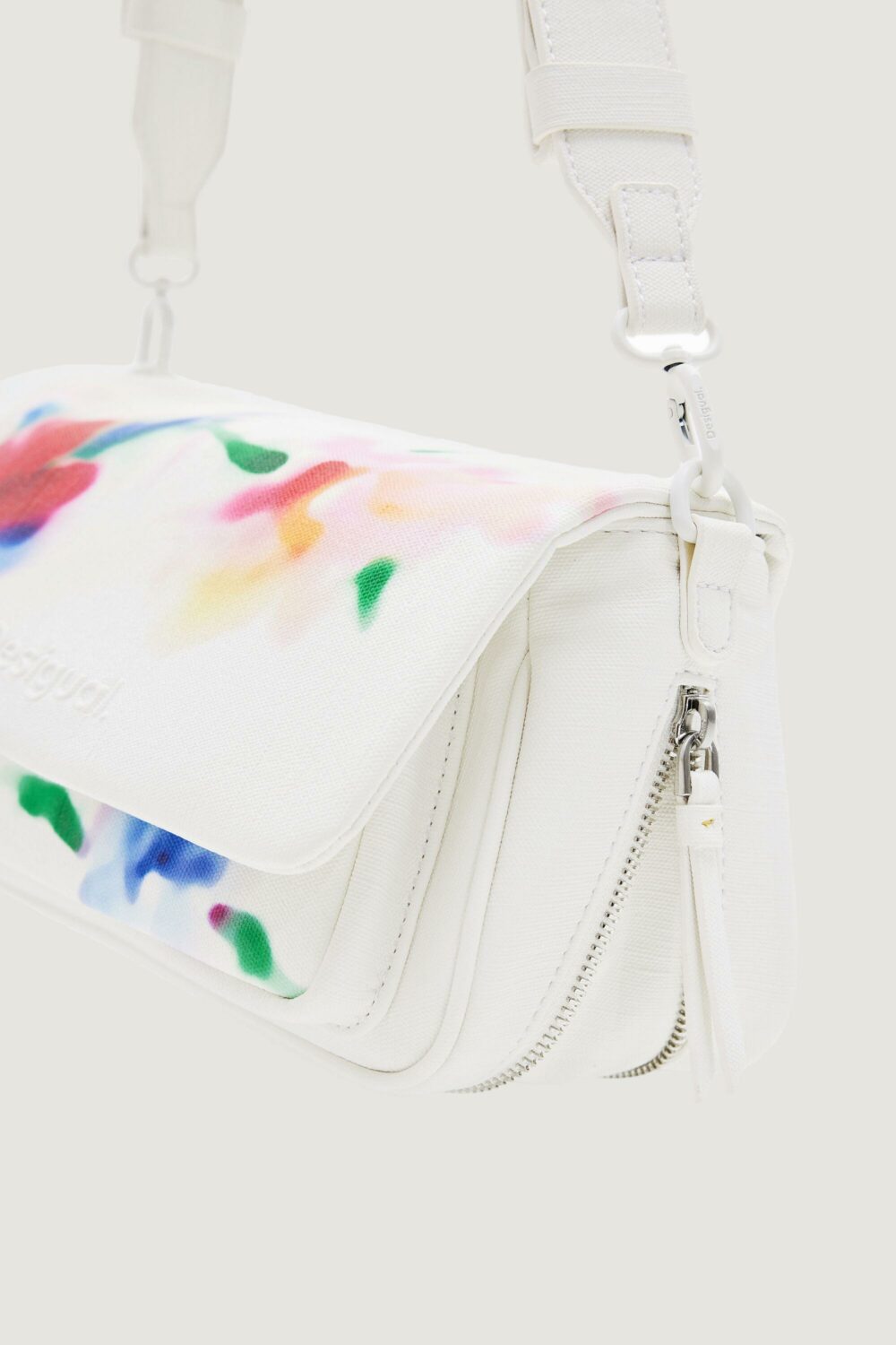 Borsa Desigual liquidflower Bianco - Foto 2