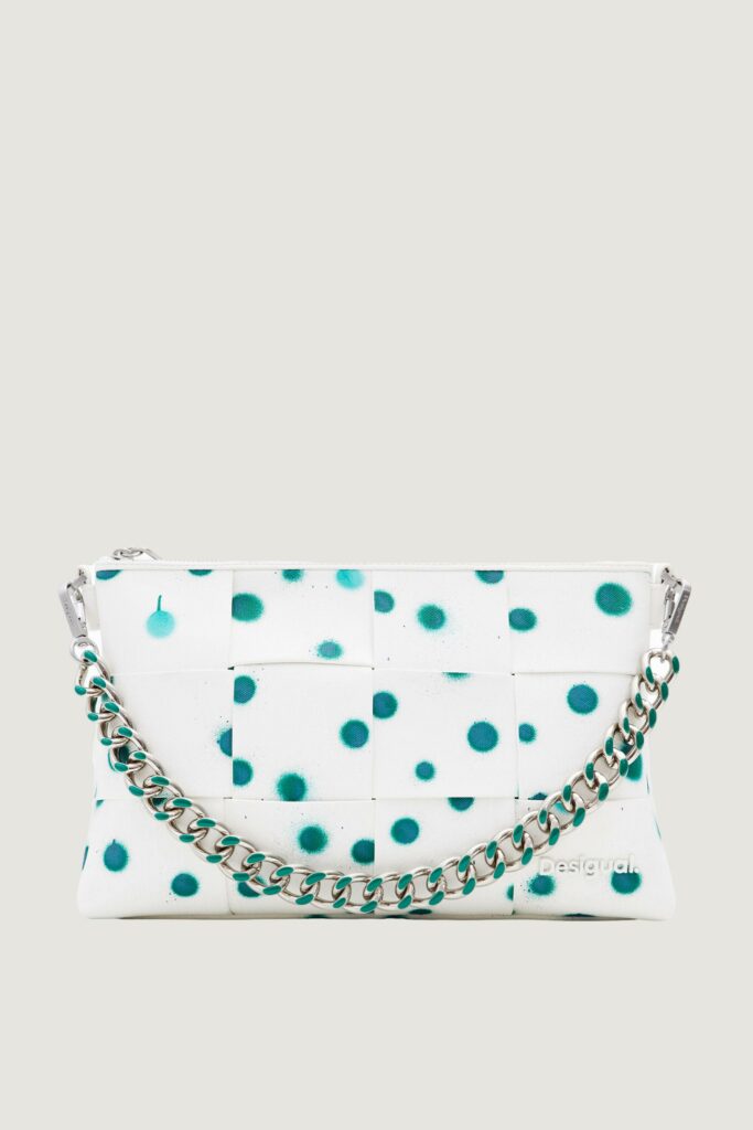 Borsa Desigual new splatter dortmund Bianco