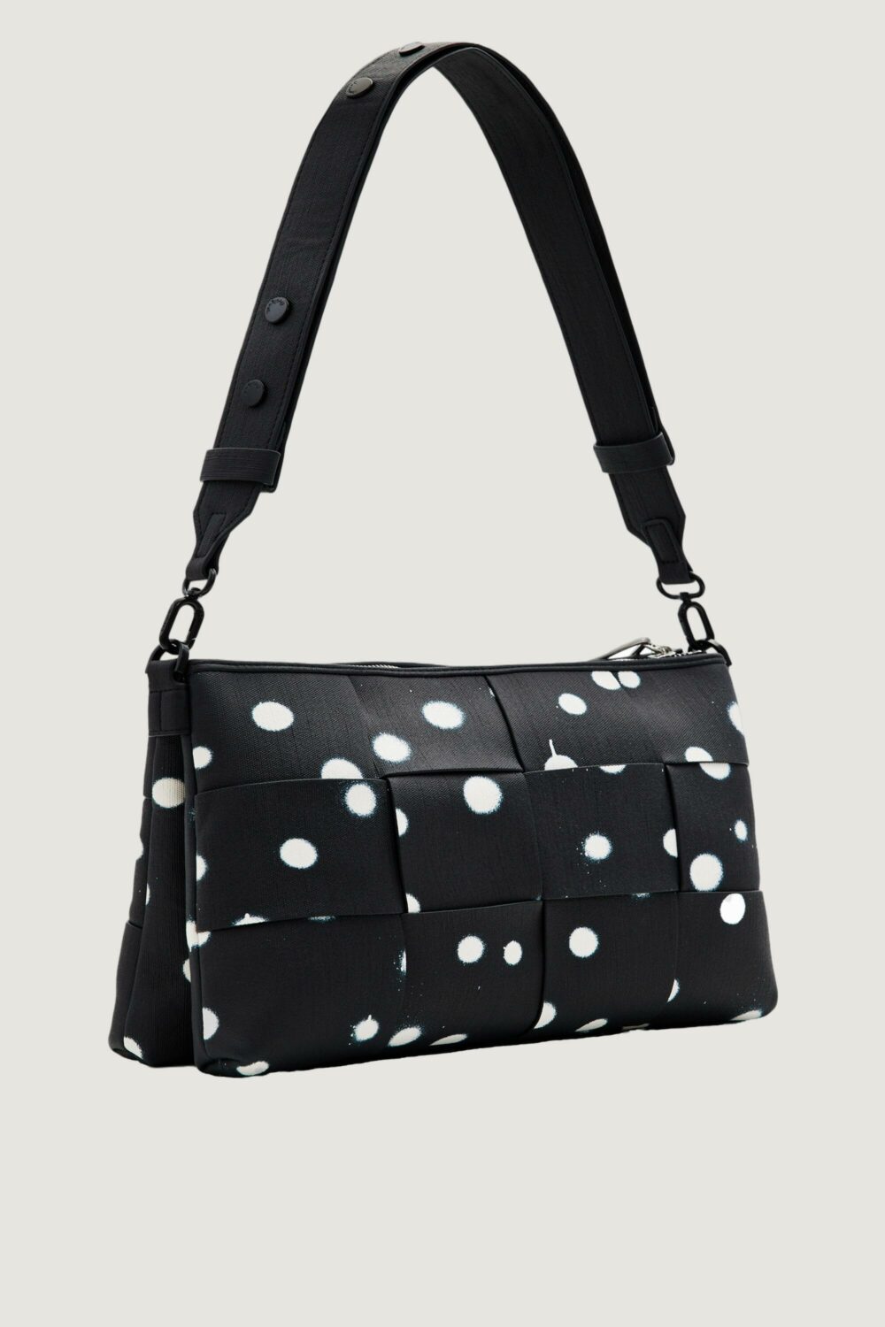 Borsa Desigual new splatter dortmund Nero - Foto 3