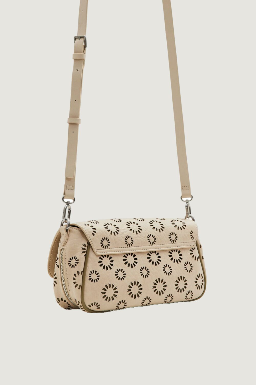 Borsa Desigual amorina 24 troms Beige - Foto 3