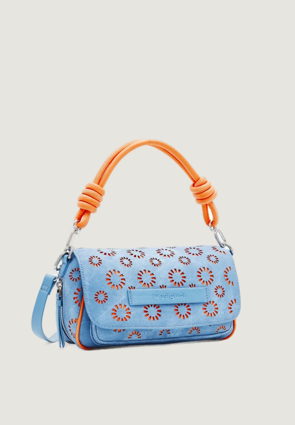 Borsa Desigual amorina 24 troms Blu - Foto 2