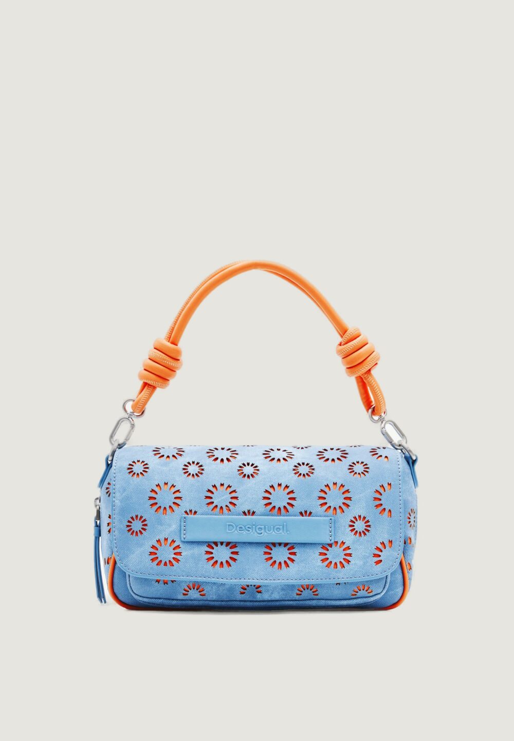 Borsa Desigual amorina 24 troms Blu - Foto 3