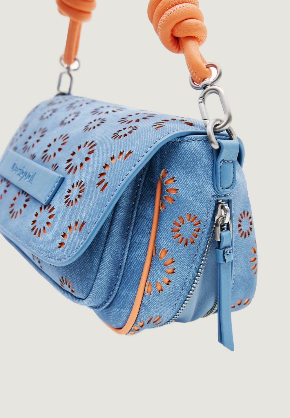 Borsa Desigual amorina 24 troms Blu - Foto 4