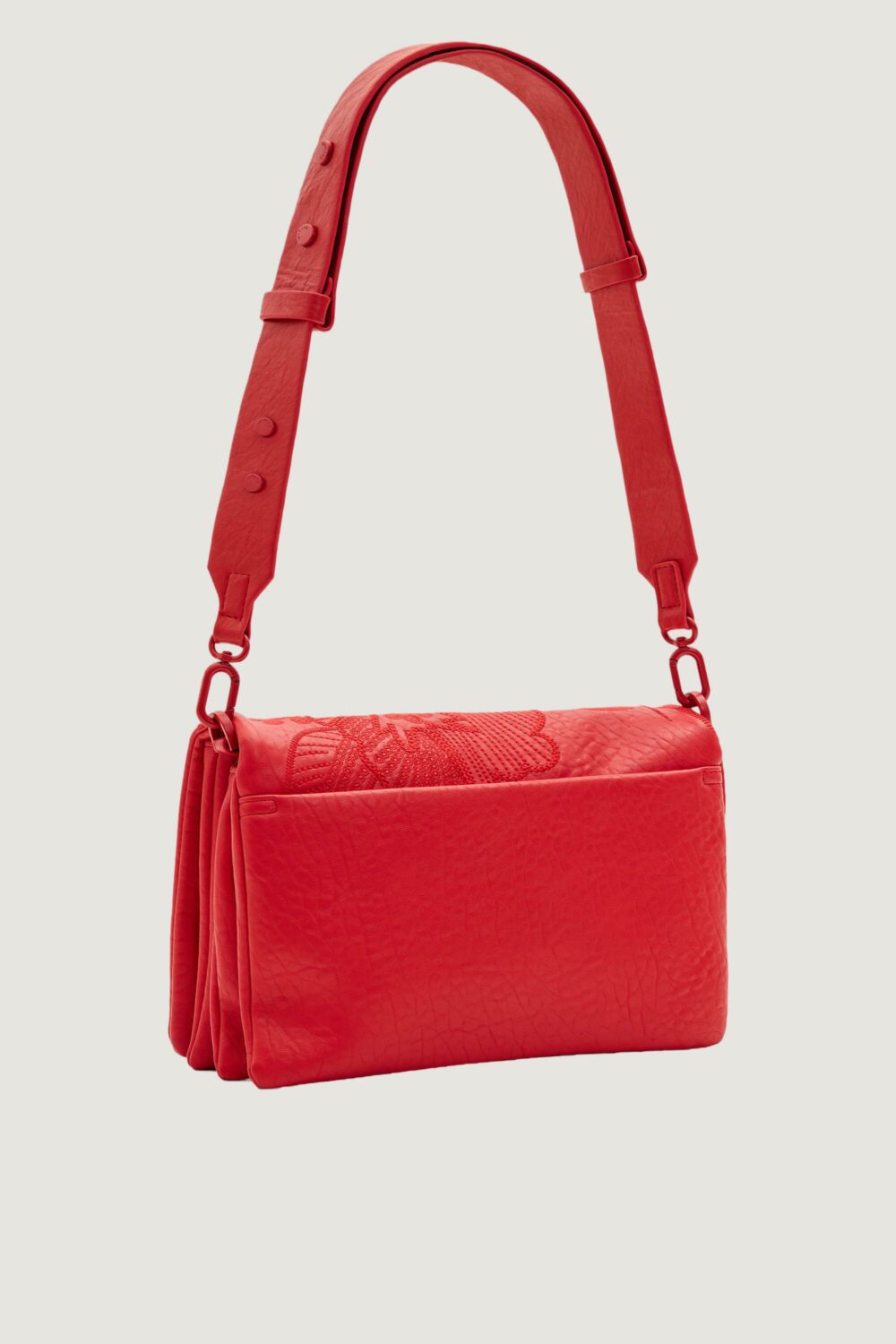 Borsa Desigual alpha dortmund flap 2.0 Rosso - Foto 3