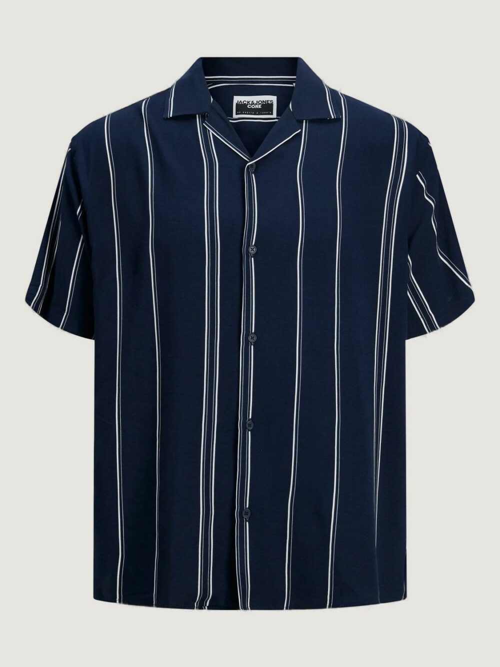 Camicia manica corta Jack Jones jcojeff aop resort ss relax ln Blue scuro - Foto 6