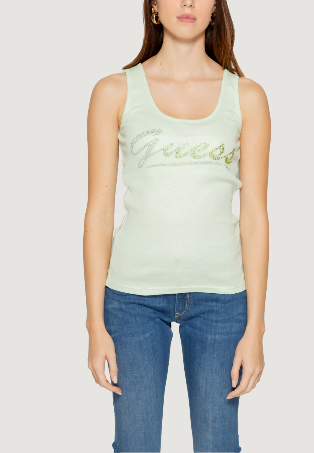 Canotta Guess logo tank Tiffany - Foto 5