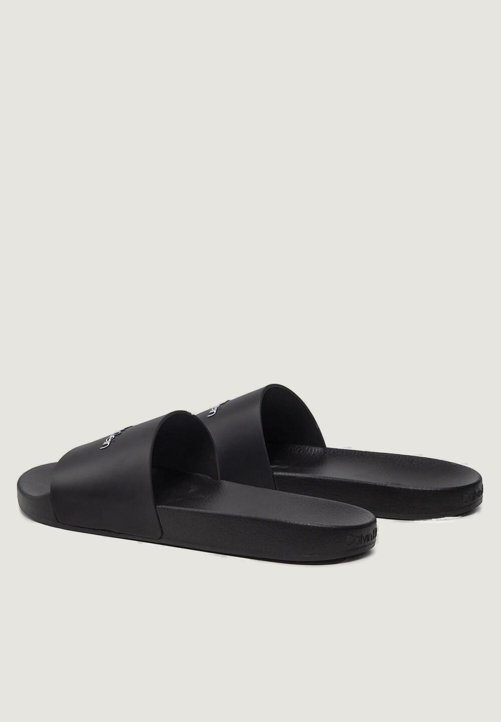 Ciabatte Calvin Klein pool slide rubber Nero - Foto 3