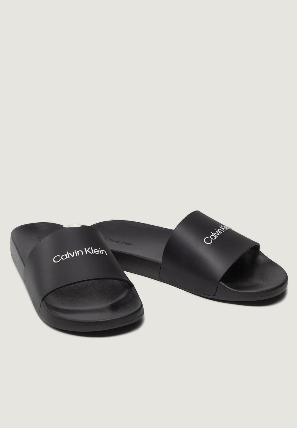 Ciabatte Calvin Klein pool slide rubber Nero - Foto 5