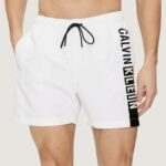 Costume da bagno Calvin Klein medium drawstring-graphic Bianco - Foto 1