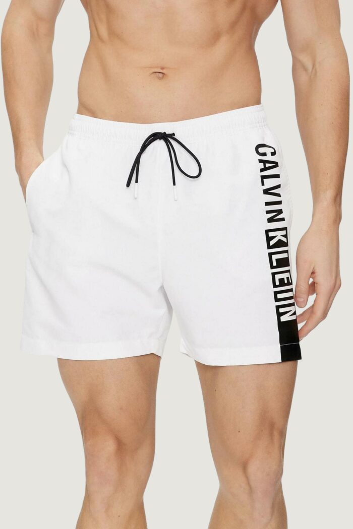 Costume da bagno Calvin Klein medium drawstring-graphic Bianco