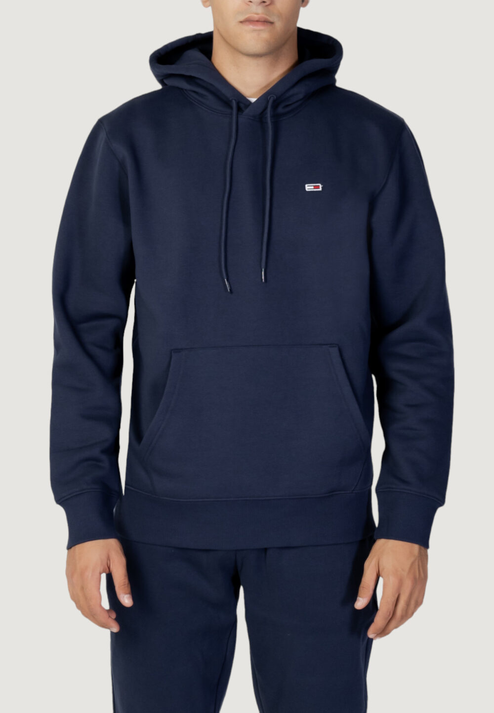 Felpa con cappuccio Tommy Hilfiger Jeans tjm regular fleece h Blu - Foto 1