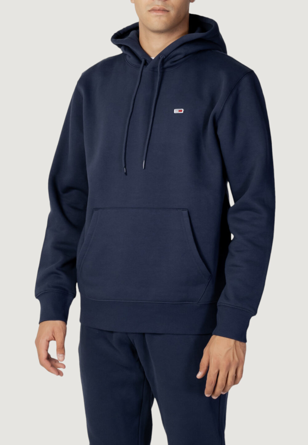 Felpa con cappuccio Tommy Hilfiger Jeans tjm regular fleece h Blu - Foto 4