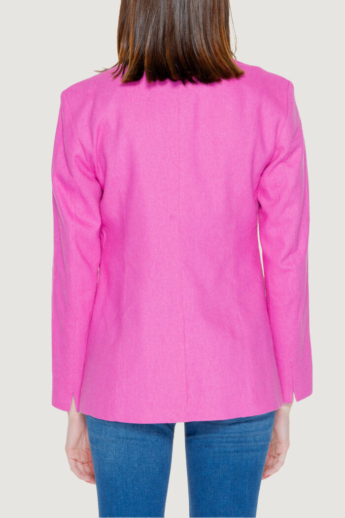 Giacca Only onlola-caro l/s linen bl cc tlr Magenta