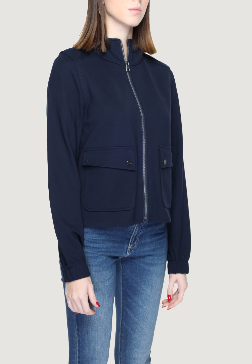 Giacchetto Street One zip_jacket_loose fit Blu - Foto 3