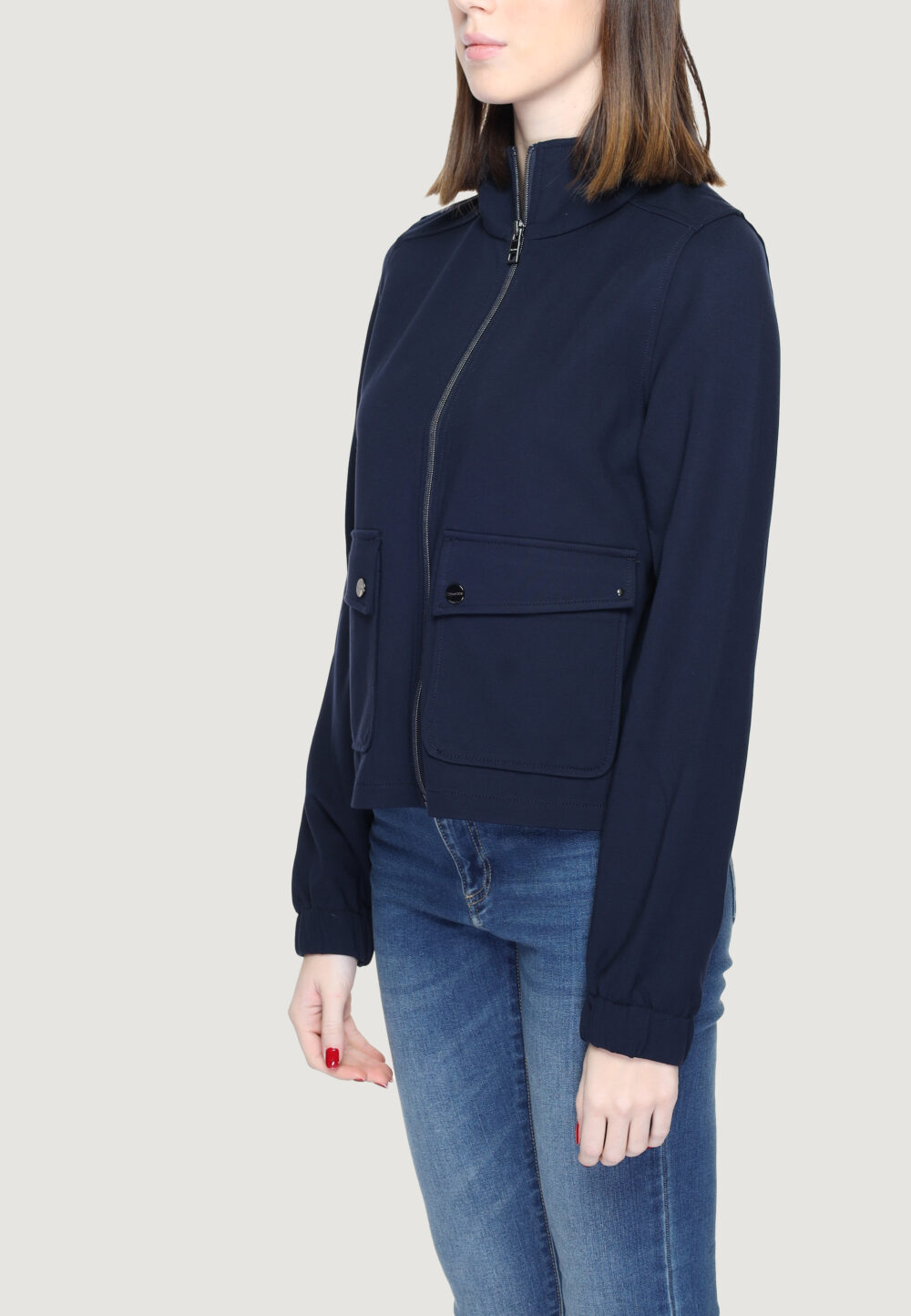 Giacchetto Street One zip_jacket_loose fit Blu - Foto 4