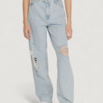 Jeans larghi Calvin Klein Jeans 90s straight Denim chiaro - Foto 1