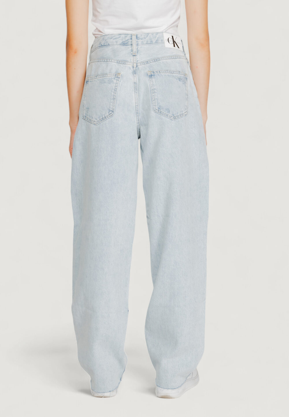 Jeans larghi Calvin Klein Jeans 90s straight Denim chiaro - Foto 2