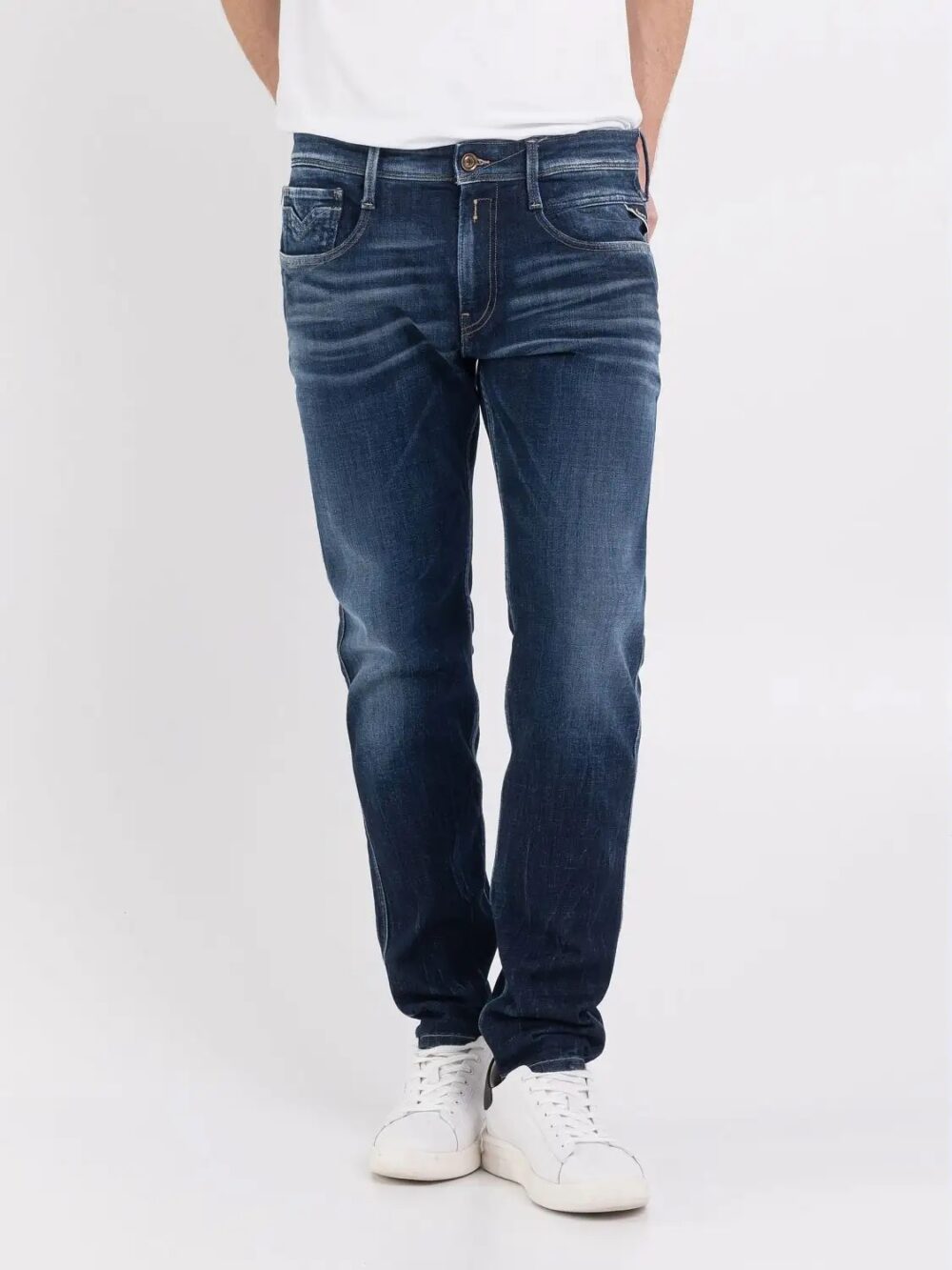 Jeans slim Replay anbass Denim - Foto 1