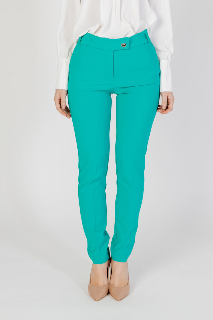 Pantaloni bootcut Rinascimento  Verde