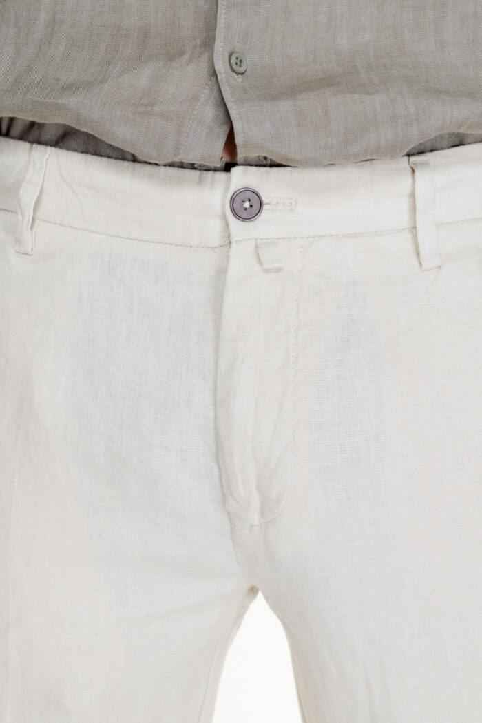 Pantaloni Borghese tivoli – lino Beige