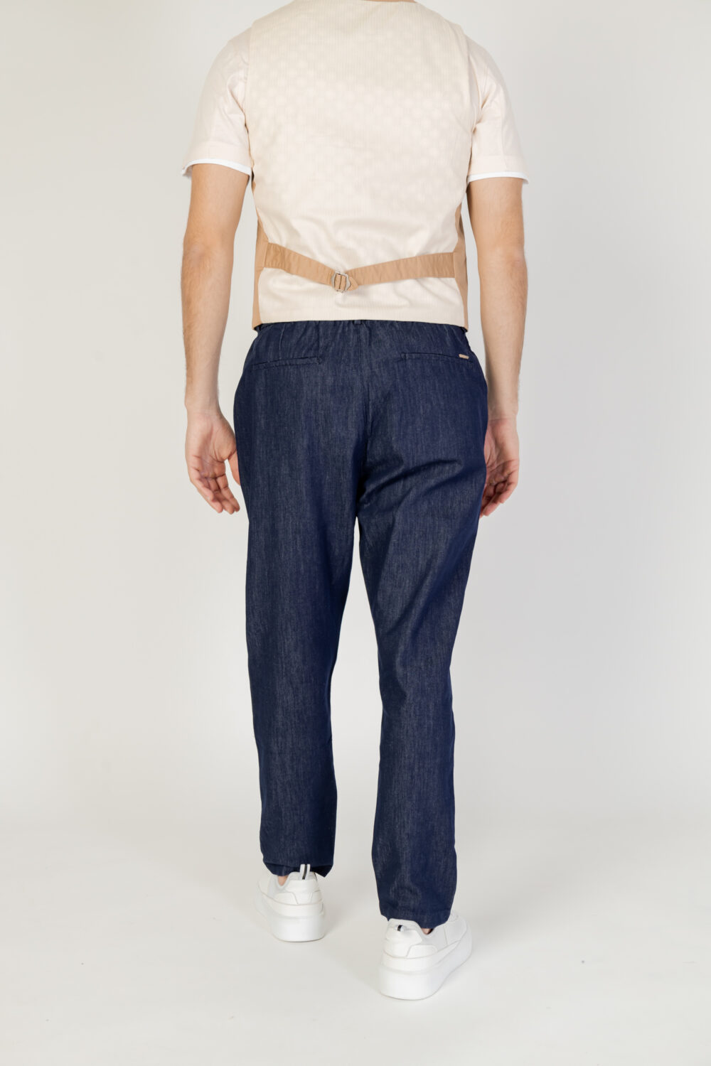 Pantaloni Gianni Lupo Denim scuro - Foto 3