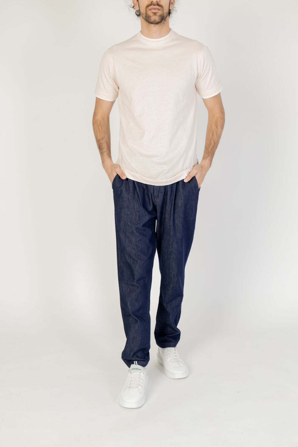 Pantaloni Gianni Lupo Denim scuro - Foto 11