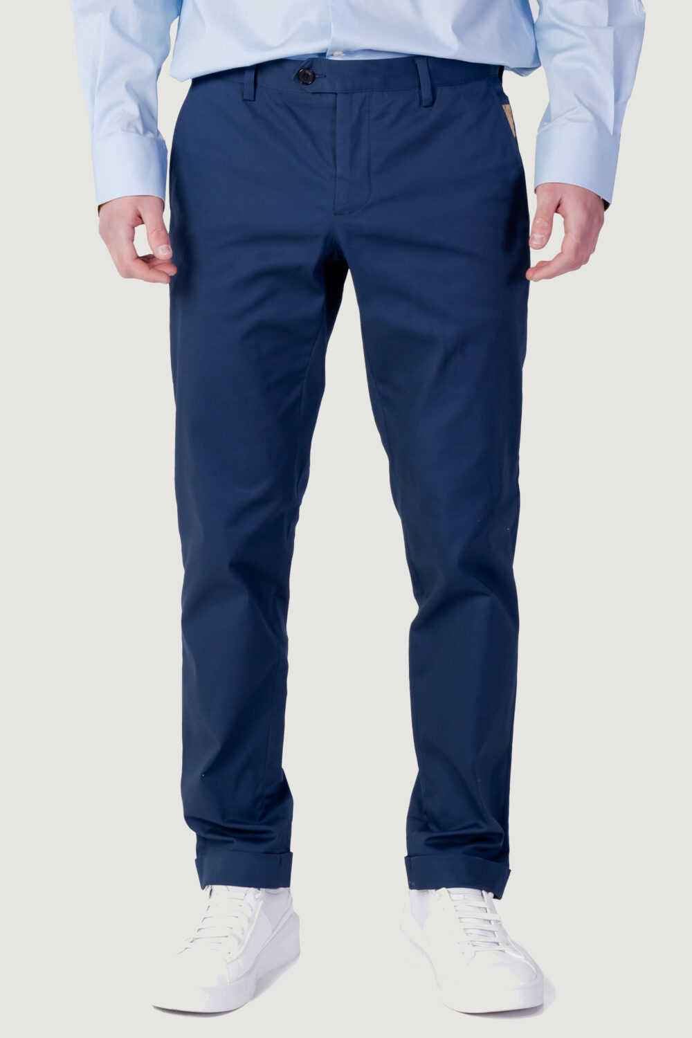 Pantaloni slim Alviero Martini Prima Classe Blu marine - Foto 1