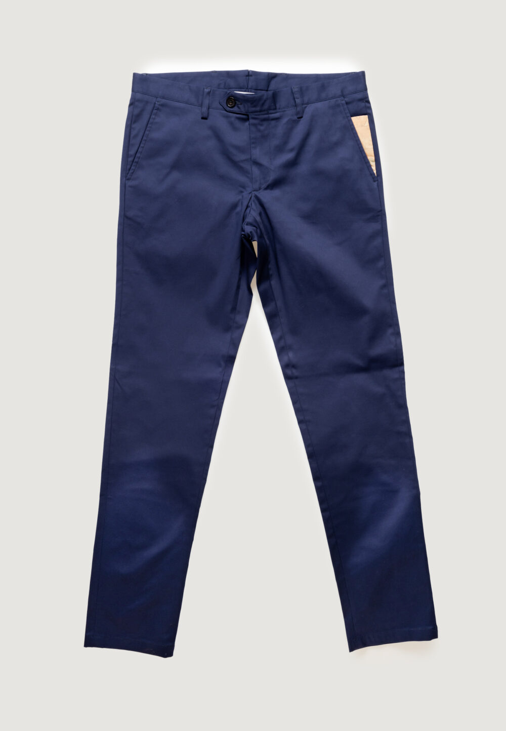 Pantaloni slim Alviero Martini Prima Classe Blu marine - Foto 3