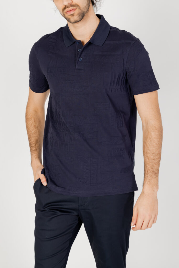 Polo manica corta Armani Exchange  Blu