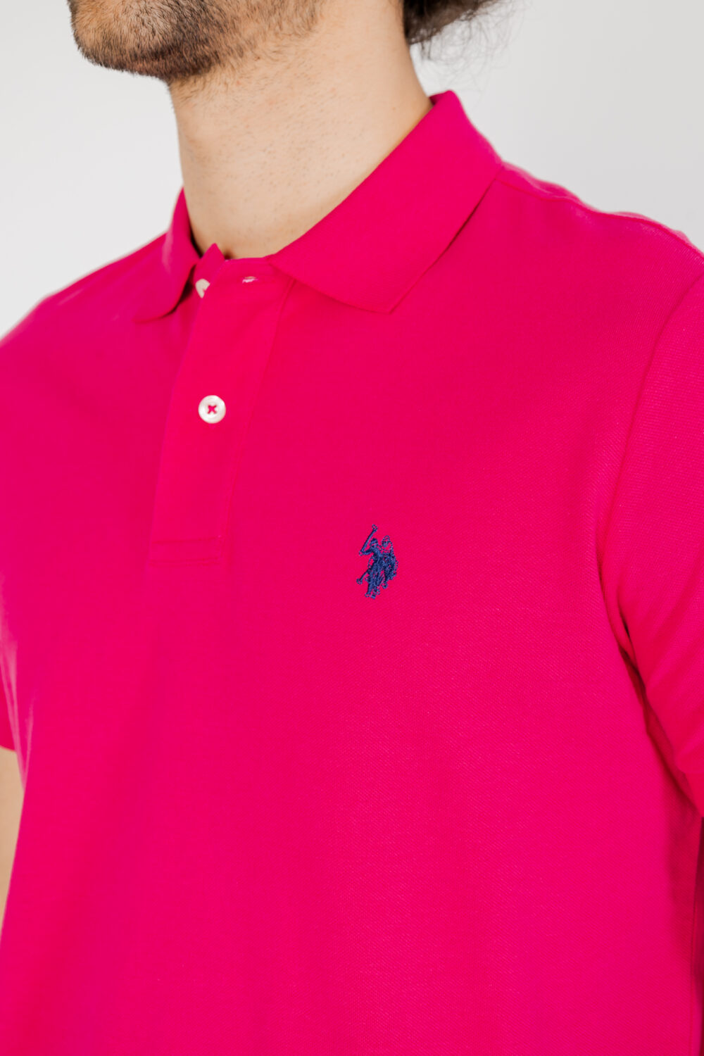 Polo manica corta U.S. Polo Assn. king Magenta - Foto 2