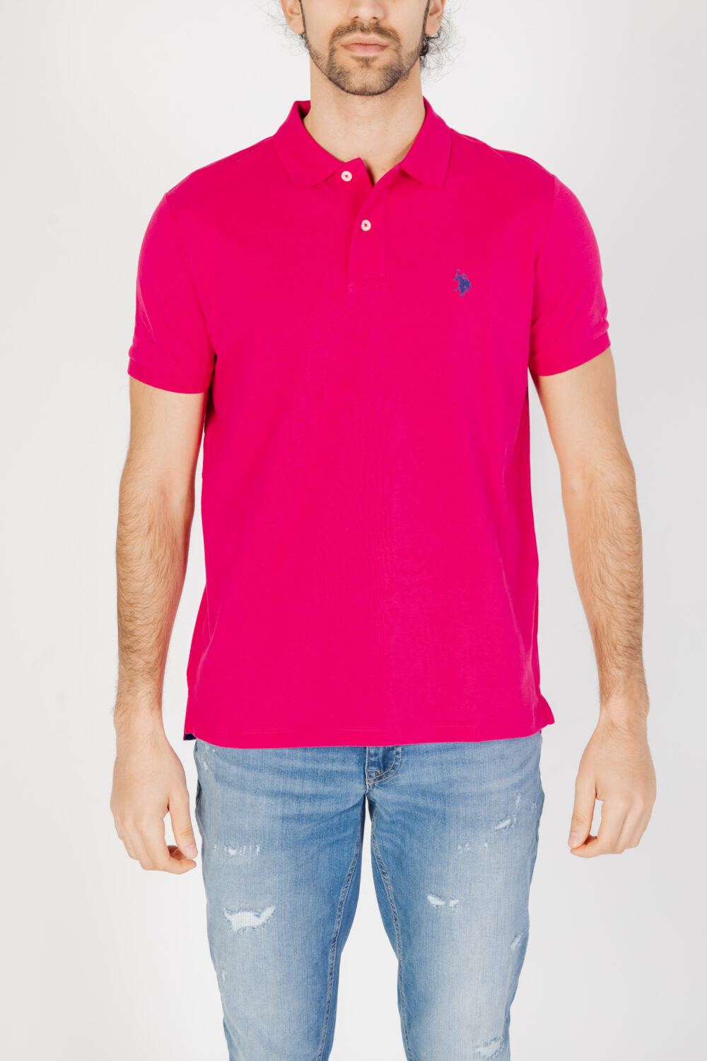 Polo manica corta U.S. Polo Assn. king Magenta - Foto 6