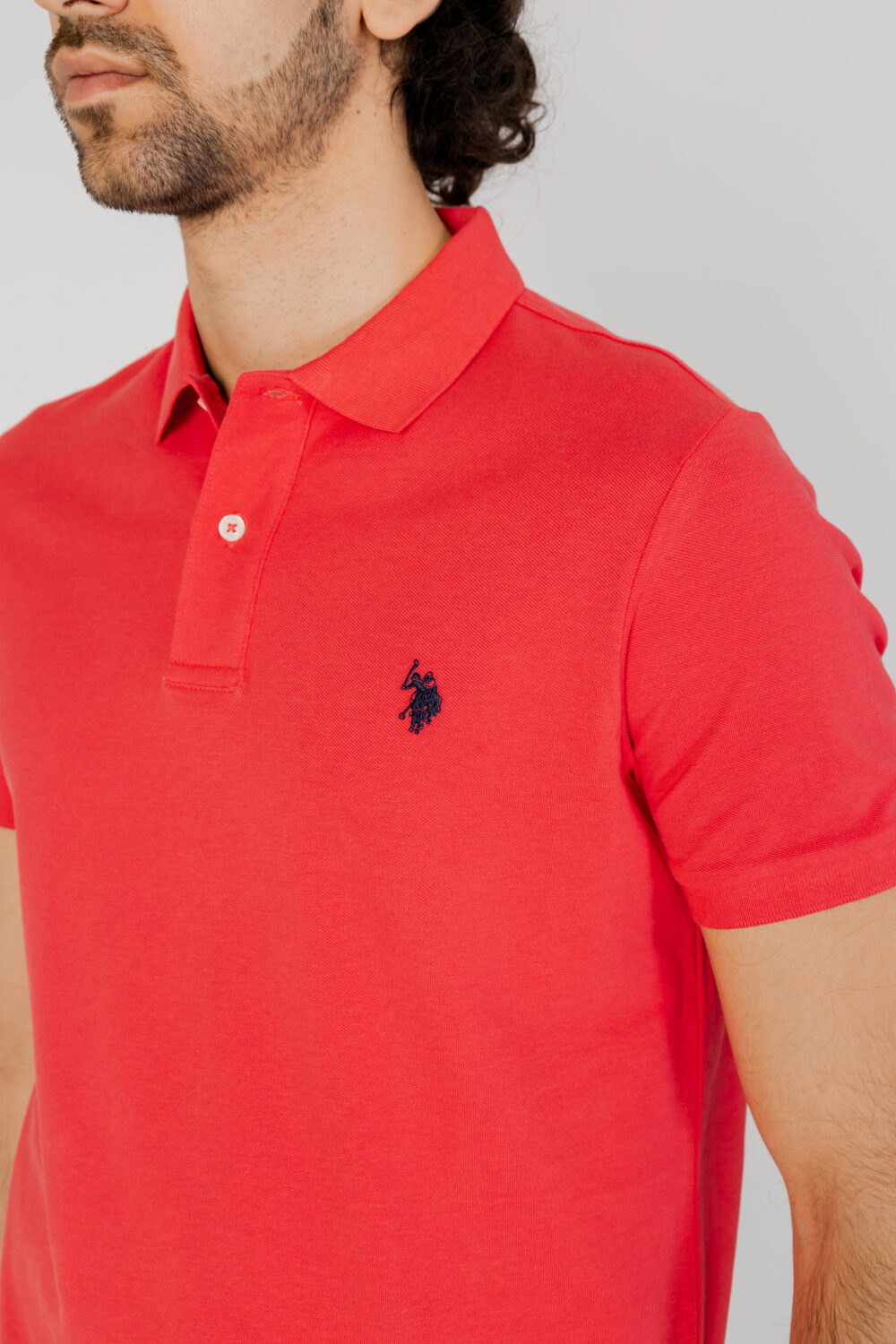 Polo manica corta U.S. Polo Assn. king Rosso - Foto 2