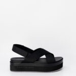 Sandali Calvin Klein Jeans flatform slin Nero - Foto 1